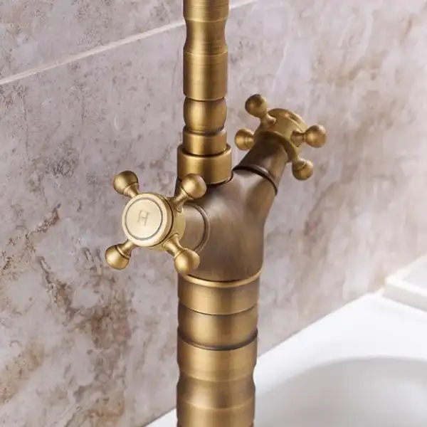 Смеситель для кухни REA RUSTICO BRUSHED GOLD золотой матовый (REA-B5521)