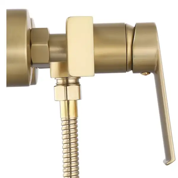 Смеситель для ванны и душа REA HASS BRUSHED GOLD настенный (REA-B6403)