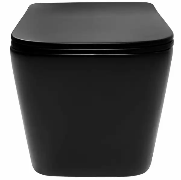 Подвесной унитаз REA JULIO BLACK MATT черный (REA-C6550)