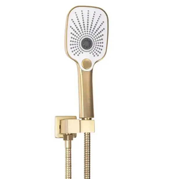 Душевая система REA MOBY BRUSHED GOLD + BOX скрытого монтажа (REA-P2403)
