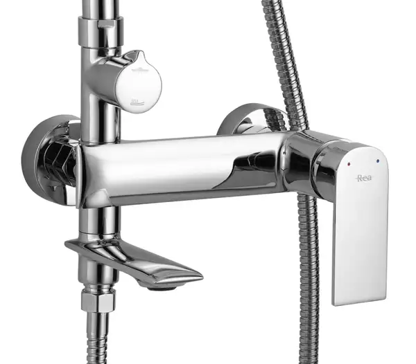Душевой гарнитур REA VENETA CHROME хром с изливом (REA-P7843)