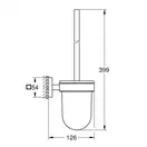 Йоршик підвісний Grohe QuickFix Start Cube, хром 40977000