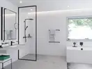 Злив-перелив із наповненням для ванни Hansgrohe Exafill S, чорний матовий  58115180 + 58117670
