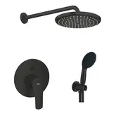 Grohe Eurosmart Tempesta 250 Душова система, чорний матовий (UA26415SC8)