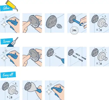Йоршик підвісний Grohe QuickFix Start Cube, хром 40977000 Йоршик підвісний Grohe QuickFix Start Cube, хром 40977000