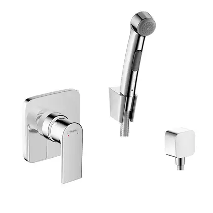 Набір прихованого монтажу з гігієнічною лійкою Hansgrohe Vernis Shape (колір - хром) SET-71658 Набір прихованого монтажу з гігієнічною лійкою Hansgrohe Vernis Shape (колір - хром) SET-71658