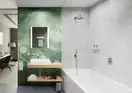 Зовнішня частина набору для зливу та переливу Hansgrohe Flexaplus II (колір - хром)  58187000