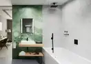 Зовнішня частина набору для зливу та переливу Hansgrohe Flexaplus II (колір – чорний матовий)  58187670