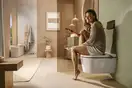 Унітаз із функцією біде Hansgrohe Complete Set LavaPura Element S 63021450