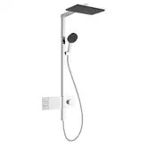 Душова система з термостатом Hansgrohe Raindance Alive Q 210/340 1jet EcoSmart з ShowerSelect Comfort, (колір - хром) 24591000
