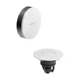Зовнішня частина набору для зливу та переливу Hansgrohe Flexaplus II (колір – шліфований чорний хром) 58187340