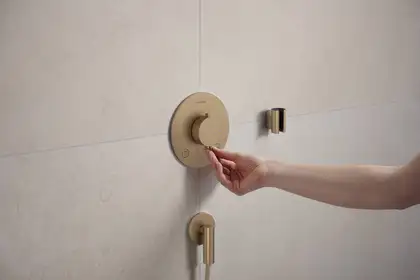 Шлангове приєднання Hansgrohe Fixfit Fine S (колір - шліфована бронза) 28882140 Шлангове приєднання Hansgrohe Fixfit Fine S (колір - шліфована бронза) 28882140