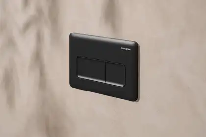 Hansgrohe iFrame Original Q Кнопка змиву, Matt Black (66001670) Hansgrohe iFrame Original Q Кнопка змиву, Matt Black (66001670)