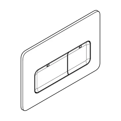Hansgrohe iFrame Original Q Кнопка змиву, Matt Black (66001670) Hansgrohe iFrame Original Q Кнопка змиву, Matt Black (66001670)
