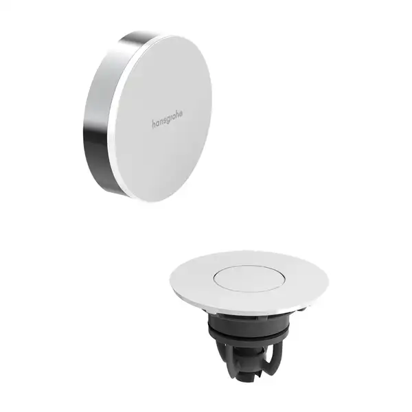 Зовнішня частина набору для зливу та переливу Hansgrohe Flexaplus II (колір - хром) 58187000 Зовнішня частина набору для зливу та переливу Hansgrohe Flexaplus II (колір - хром) 58187000