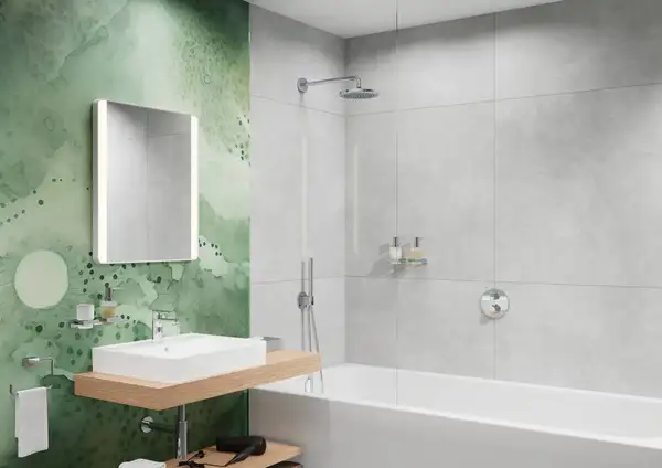Зовнішня частина набору для зливу та переливу Hansgrohe Flexaplus II (колір - хром) 58187000 Зовнішня частина набору для зливу та переливу Hansgrohe Flexaplus II (колір - хром) 58187000