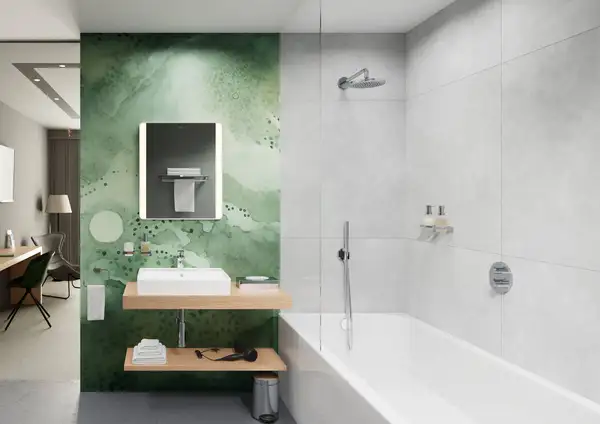 Зовнішня частина набору для зливу та переливу Hansgrohe Flexaplus II (колір - хром) 58187000 Зовнішня частина набору для зливу та переливу Hansgrohe Flexaplus II (колір - хром) 58187000