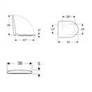 Geberit Duofix Инсталляция для писсуара (111.616.00.2)