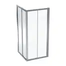 Geberit Geo Душевая кабина 90х90, серебряный профиль (560.122.00.2)