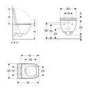 Geberit Geo Душевая кабина 90х90, серебряный профиль (560.122.00.2)