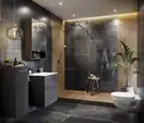 Geberit Geo Душевая кабина 90х90, серебряный профиль (560.122.00.2)