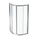 Geberit Geo Душова кабіна 90х90, срібло, прозора (560.121.00.2)