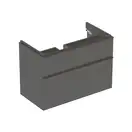Зовнішня інсталяція для унітазу для підлоги 114 см Geberit Monolith Plus (фронтальна панель - кераміка під бетон / бічна панель - алюміній) 131.233.JV.7