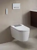 Підвісний унітаз-біде Geberit AquaClean Sela (унітаз білий глянець/панель хром глянець) 146.224.21.1