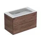 Підвісний унітаз-біде Geberit AquaClean Sela Square (білий KeraTect, панель хром глянець) 146.250.21.1