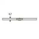 Дзеркало з LED підсвічуванням 120 х h70 см Geberit Option Basic Square 502.810.00.1