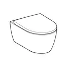 Geberit iCon Унітаз підвісний безобідковий, білий (503.045.00.1)