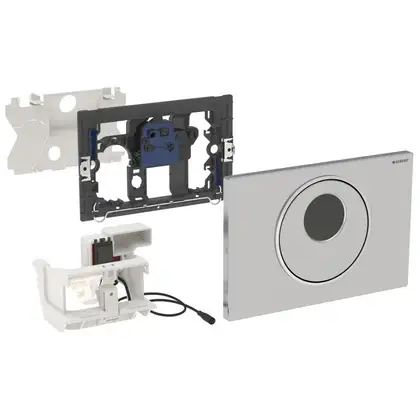Geberit Sigma 10 Клавіша змиву, хром мат/полірований (115.890.SN.6) Geberit Sigma 10 Клавіша змиву, хром мат/полірований (115.890.SN.6)