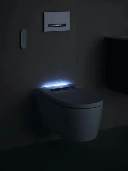 Підвісний унітаз-біде Geberit AquaClean Sela (унітаз білий глянець/панель хром глянець) 146.224.21.1 Підвісний унітаз-біде Geberit AquaClean Sela (унітаз білий глянець/панель хром глянець) 146.224.21.1