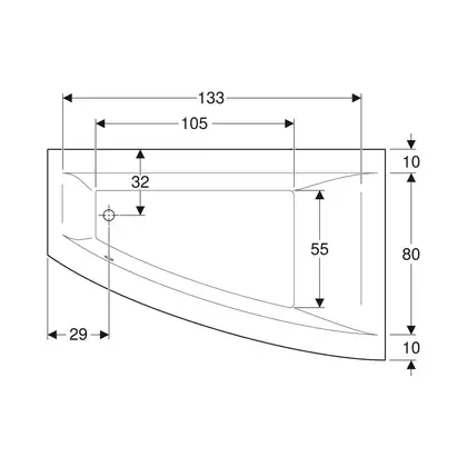 Дзеркало з LED підсвічуванням 70 х h70 см Geberit Option Basic Square 502.806.00.1 Дзеркало з LED підсвічуванням 70 х h70 см Geberit Option Basic Square 502.806.00.1