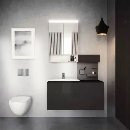 Дзеркало з LED підсвічуванням 70 х h70 см Geberit Option Basic Square 502.806.00.1 Дзеркало з LED підсвічуванням 70 х h70 см Geberit Option Basic Square 502.806.00.1