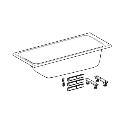 Дзеркало з LED підсвічуванням 90 х h70 см Geberit Option Basic Square 502.808.00.1 Дзеркало з LED підсвічуванням 90 х h70 см Geberit Option Basic Square 502.808.00.1