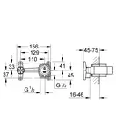 Прихована частина змішувача для раковини Grohe Non Rapido OHM (23319000)