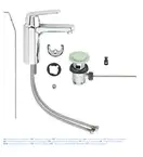 Grohe Eurosmart Cosmopolitan Смеситель для раковины, хром (23325000)
