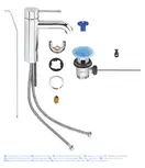 Змішувач для раковини S-розміру Grohe Essence New (23589001)
