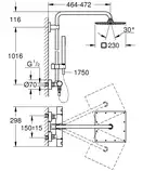 Grohe Euphoria System Душевая система, хром (26187000)