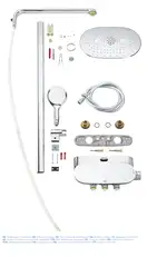 Душова система з термостатом для душа Grohe Rainshower SmartControl (26250000)