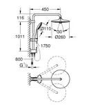 Душова система із перемикачем Grohe Euphoria System (27421002)