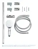 Душовий гарнітур зі штангою, 1 режим струменю Grohe New Tempesta Classic (27924001)