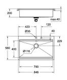 Мийка кухонна Grohe EX Sink K800 подвійна (90 cm) (31584SD0)