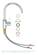 Grohe Eurosmart Cosmopolitan Змішувач для кухні, хром (32843002)