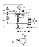 Змішувач для біде Grohe Eurosmart, хром (32929002)