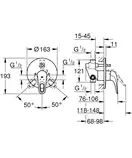 Grohe Eurostyle Смеситель для ванны, хром (33637003)