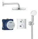 Душова система прихованого монтажу з термостатом Grohe Grohtherm Convent. Concealed (34729000)
