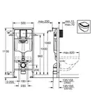 Grohe Rapid SL Инсталляция для унитаза (38536001)