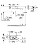 Рукомийник 37 зі PureGuard Grohe Euro Ceramic (3932700H)
